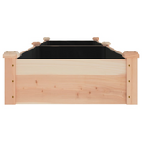 vidaXL Garden Raised Bed with Liner 94.5"x23.6"x9.8" Solid Wood Fir