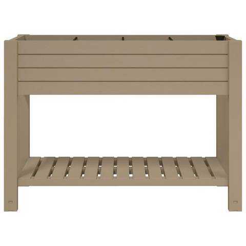 Garden Raised Bed Light Brown 43.3"x17.7"x31.1" Polypropylene - Create a Stunning Green Area in Your Outdoor Space!