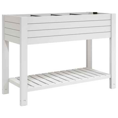 Garden Raised Bed White 43.3"x17.7"x31.1" Polypropylene