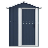 Garden Shed Anthracite 49.6"x38.4"x69.7" Galvanized Steel - Outdoor Storage Solution