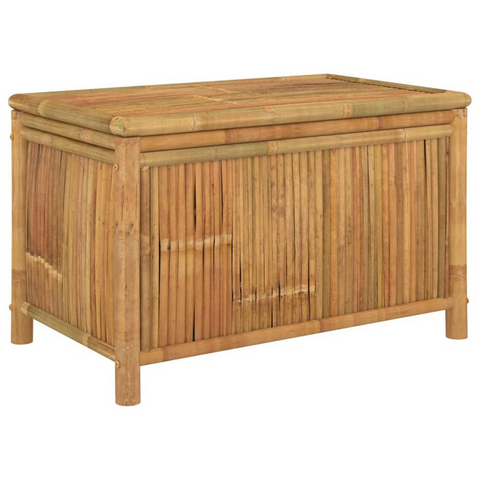 Patio Storage Box 35.4"x20.5"x21.7" Bamboo - Outdoor and Indoor Storage Chest