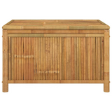 Patio Storage Box 35.4"x20.5"x21.7" Bamboo - Outdoor and Indoor Storage Chest