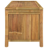 Patio Storage Box 35.4"x20.5"x21.7" Bamboo - Outdoor and Indoor Storage Chest