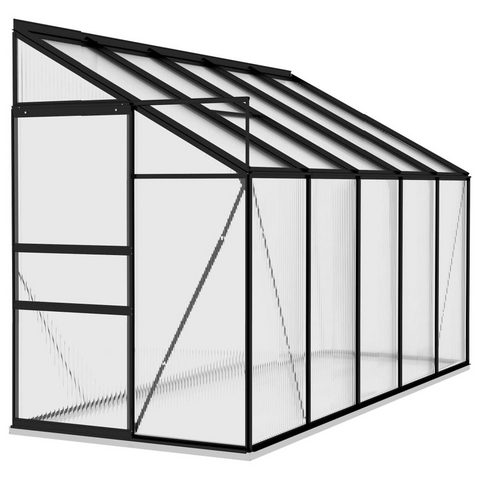 Greenhouse Anthracite Aluminum 229.5 ft³ - Protect Your Plants from Cold Weather