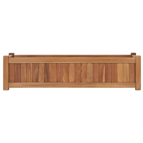 Raised Bed 39.4"x11.8"x9.8" Solid Wood Teak - Durable and Stylish