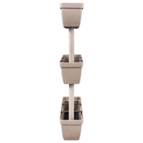 Enhance Your Outdoor Space with the Garden Planter 3 pcs 39.4" Taupe