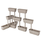 Enhance Your Outdoor Space with the Garden Planter 3 pcs 39.4" Taupe