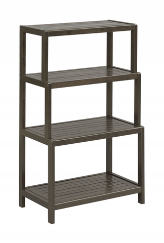 37" Bookcase With 4 Shelves In Espresso - WhatYouNeedSales