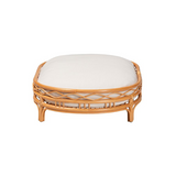 Jovia Bohemian Honey Rattan Pet Bed - Handcrafted Rustic Charm