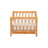 Kierra Bohemian Honey Rattan Pet Bed - Handcrafted, Rustic Serenity for Your Beloved Pet