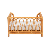 Kierra Bohemian Honey Rattan Pet Bed - Handcrafted, Rustic Serenity for Your Beloved Pet