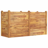 Garden Raised Bed 63"x23.6"x33.1" Solid Wood Acacia