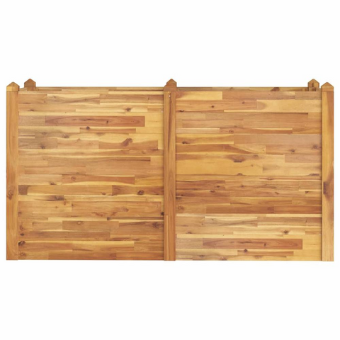 Garden Raised Bed 63"x23.6"x33.1" Solid Wood Acacia