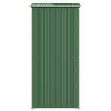 Garden Shed Green 75.6"x42.5"x87.8" Galvanized Steel - Durable Outdoor Storage Solution