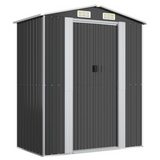 Garden Shed Anthracite 75.6"x42.5"x87.8" Galvanized Steel - Outdoor Storage Solution