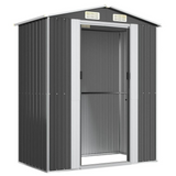 Garden Shed Anthracite 75.6"x42.5"x87.8" Galvanized Steel - Outdoor Storage Solution