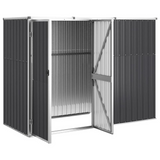 Garden Tool Shed Anthracite 88.6"x35"x63.4" Galvanized Steel