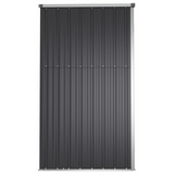 Garden Tool Shed Anthracite 88.6"x35"x63.4" Galvanized Steel