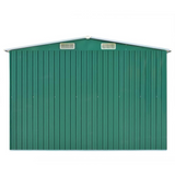 Garden Shed 101.2"x117.3"x70.1" Metal Green - Durable and Spacious Tool Storage