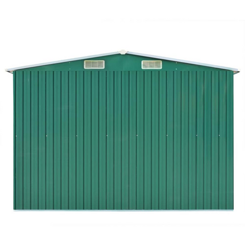 Garden Shed 101.2"x117.3"x70.1" Metal Green - Durable and Spacious Tool Storage