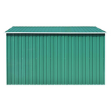 Garden Shed 101.2"x117.3"x70.1" Metal Green - Durable and Spacious Tool Storage