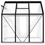 Greenhouse with Base Frame | Anthracite Aluminum | 38.9 ft²