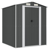 Garden Shed Anthracite 75.6"x75.2"x87.8" Galvanized Steel - Spacious Outdoor Storage | Buy Now