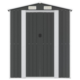 Garden Shed Anthracite 75.6"x75.2"x87.8" Galvanized Steel - Spacious Outdoor Storage | Buy Now