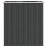 Garden Shed Anthracite 75.6"x75.2"x87.8" Galvanized Steel - Spacious Outdoor Storage | Buy Now