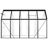 Greenhouse Anthracite Aluminum 63.4 ft² - Protect Your Plants from the Elements