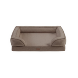 Martha Stewart Bella Pet Couch - Brown Memory Foam Dog Bed