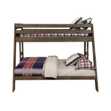 Wrangle Hill Twin Over Full Bunk Bed Gun Smoke | Rustic Charm