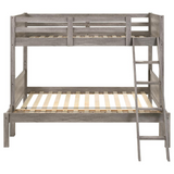 Ryder Twin Over Full Bunk Bed Weathered Taupe - Modern Farmhouse Design