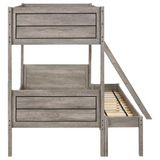 Ryder Twin Over Full Bunk Bed Weathered Taupe - Modern Farmhouse Design