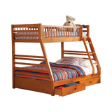 Ashton Twin Over Full 2-drawer Bunk Bed Honey - Exquisite Style and Function