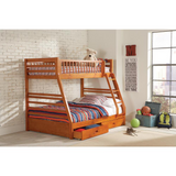 Ashton Twin Over Full 2-drawer Bunk Bed Honey - Exquisite Style and Function