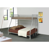 Hayward Twin Over Full Bunk Bed Silver