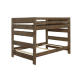 Wrangle Hill Full Over Full Bunk Bed Gun Smoke - Solid Pine Construction