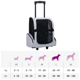 vidaXL Foldable Multipurpose Pet Trolley Gray - Lightweight and Versatile