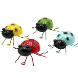 4 Pcs Iron Ladybug Metal Wall Art - WhatYouNeedSales