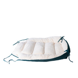 Armarkat Model D04HML/MB-L Large Laurel Green & Ivory Pet Bed and Mat - Comfortable and Stylish