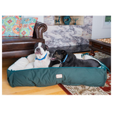 Armarkat Model D04HML/MB-X Extra Large Green & Ivory Pet Bed and Mat