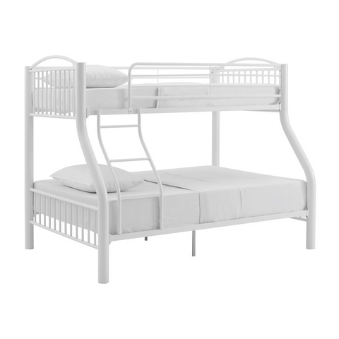 Heavy Metal Twin Full Bunk Bed - Sturdy Steel Construction