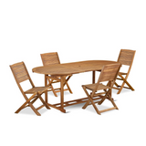 5 Piece Patio Dining Furniture Set - Premium Quality