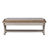 Vintage Bed Bench, White - Classic, Relaxed Style for Your Home