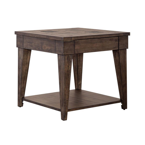 Arrowcreek End Table - Rustic Living Collection | Perfect for Modern Lofts and Mountain Retreats