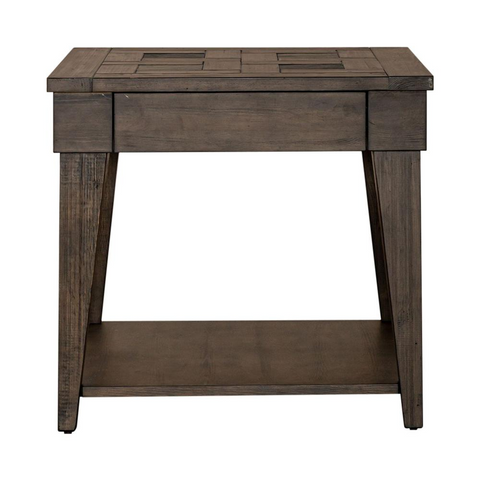 Arrowcreek End Table - Rustic Living Collection | Perfect for Modern Lofts and Mountain Retreats