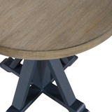 Round End Table in Navy - Stylish and Versatile Furniture