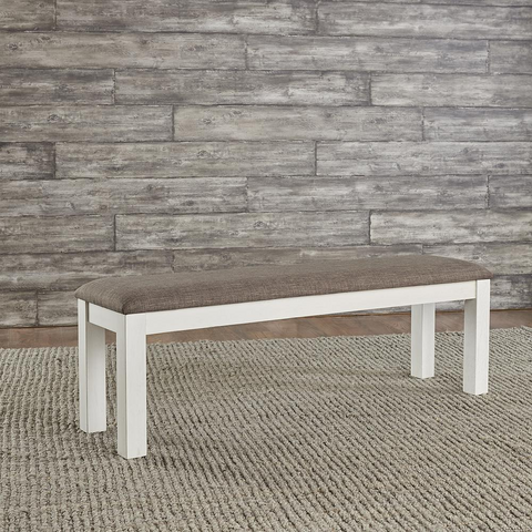 Uph Dining Bench Transitional White - Classic and Timeless Design