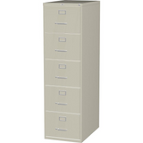 Lorell Commercial Grade Vertical File Cabinet - 5-Drawer - Legal - Heavy Duty - Putty